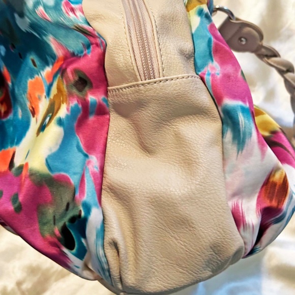 HOBO BAG, CALL IT SPRING, SOFT FABRIC, MULTICOLOUR, TOP ZIP, 3 SECTIONS WITH - Picture 4 of 11